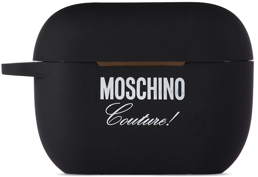 Moschino Orange & Black Hamburger Airpods Pro Headphone Case