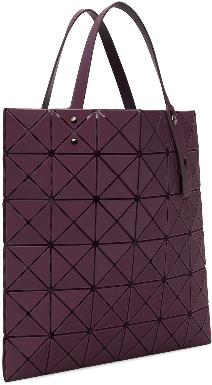 BAO BAO ISSEY MIYAKE Silver Lucent Geometric PVC Mesh Tote