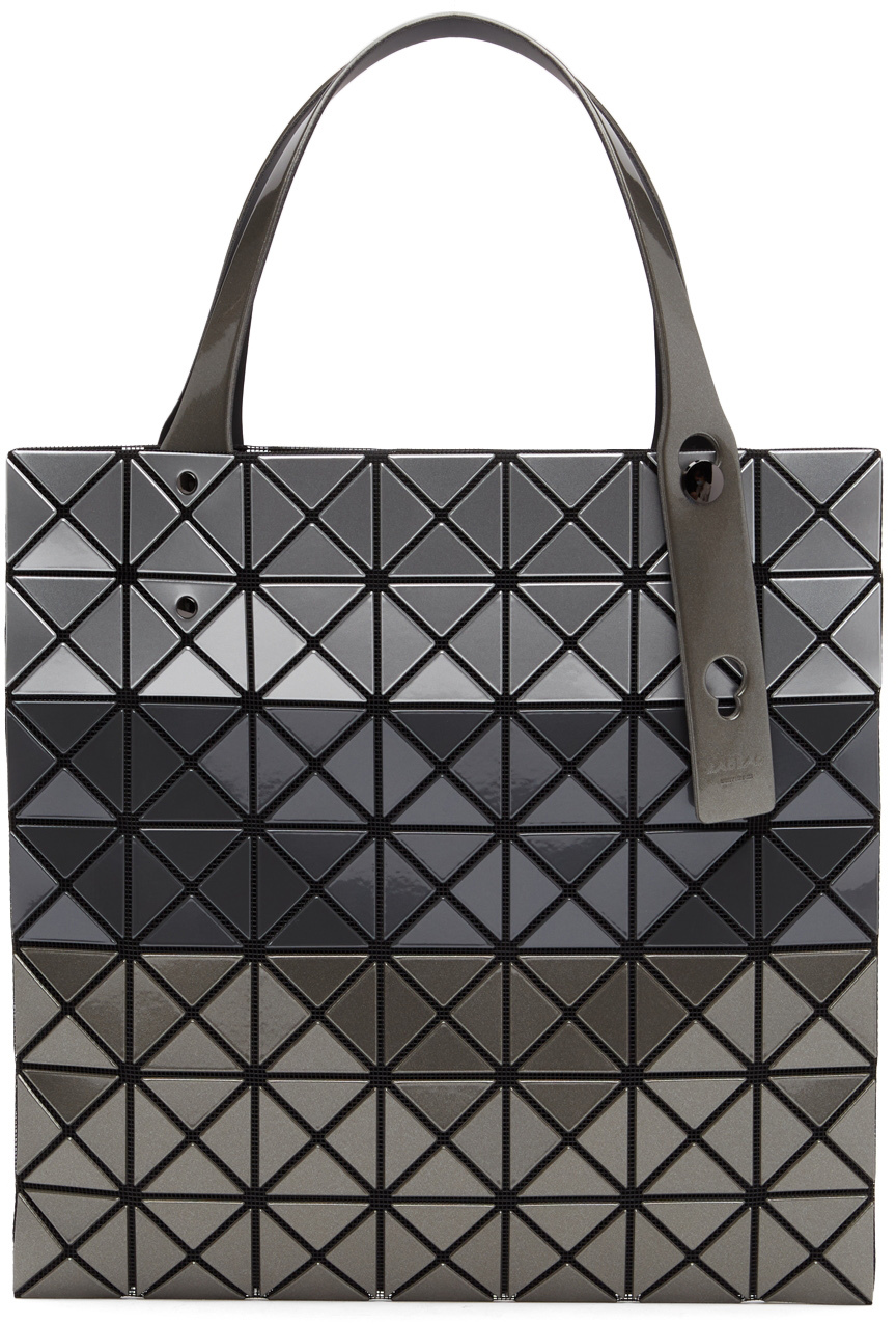 Bao Bao Issey Miyake Purple Prism Metallic Tote Bao Bao Issey Miyake