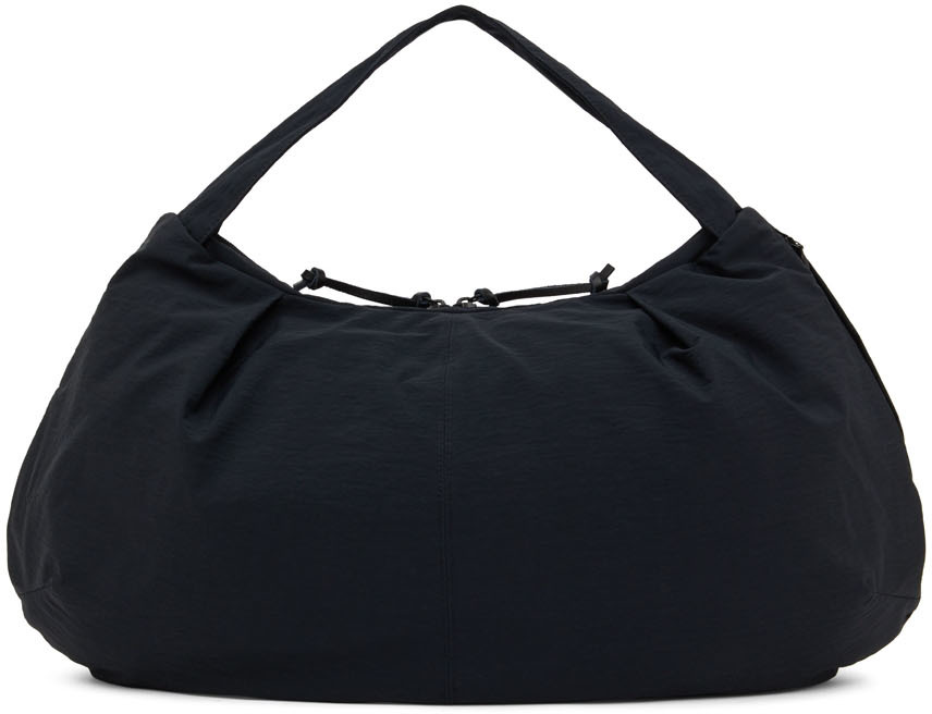 Black Dumpling Shoulder Bag by Y's on Sale