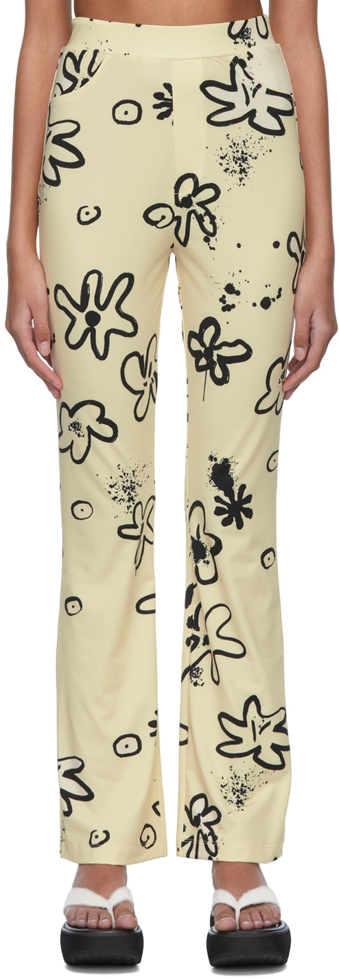 TheOpen Product: Yellow Polyester Lounge Pants | SSENSE