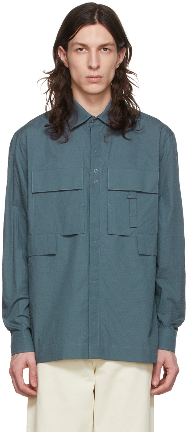 Craig Green Grey Cotton Shirt
