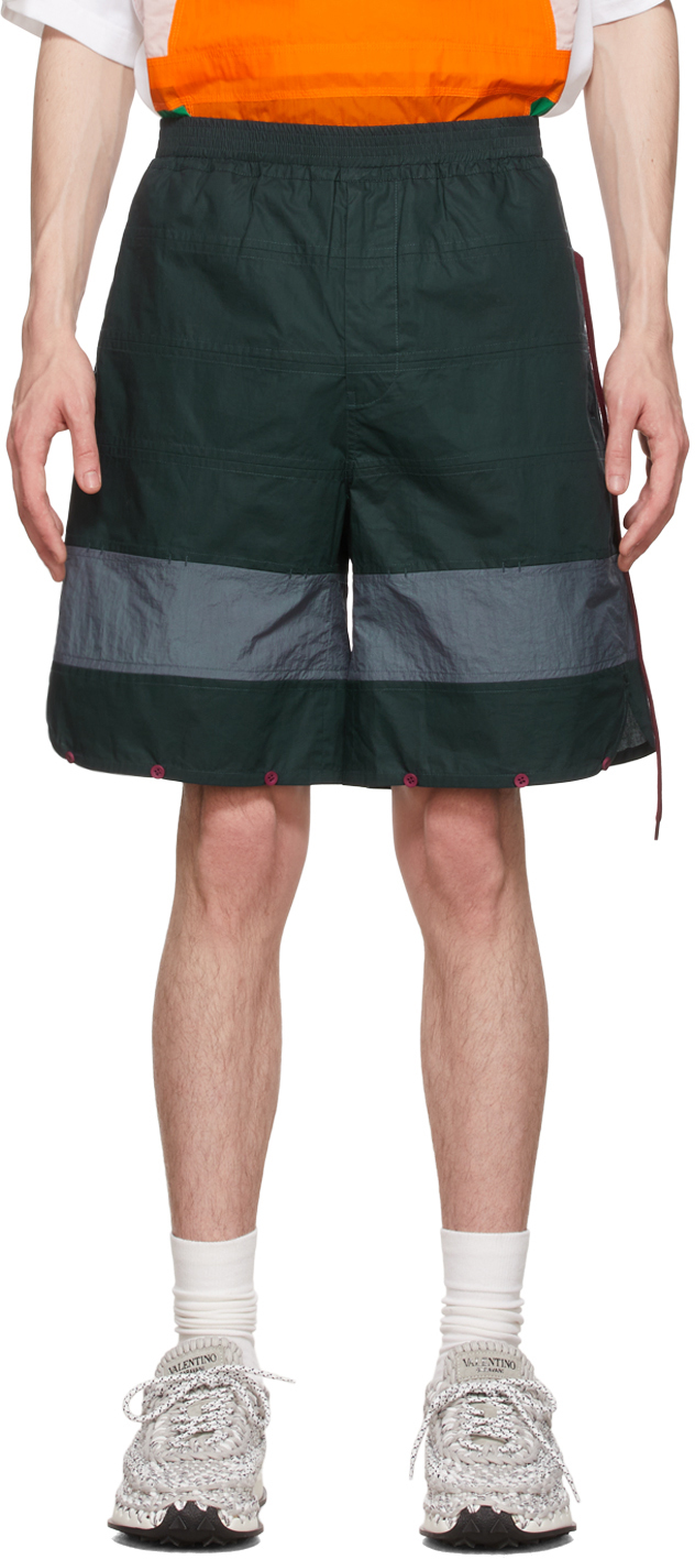 Craig Green Navy Cotton Shorts
