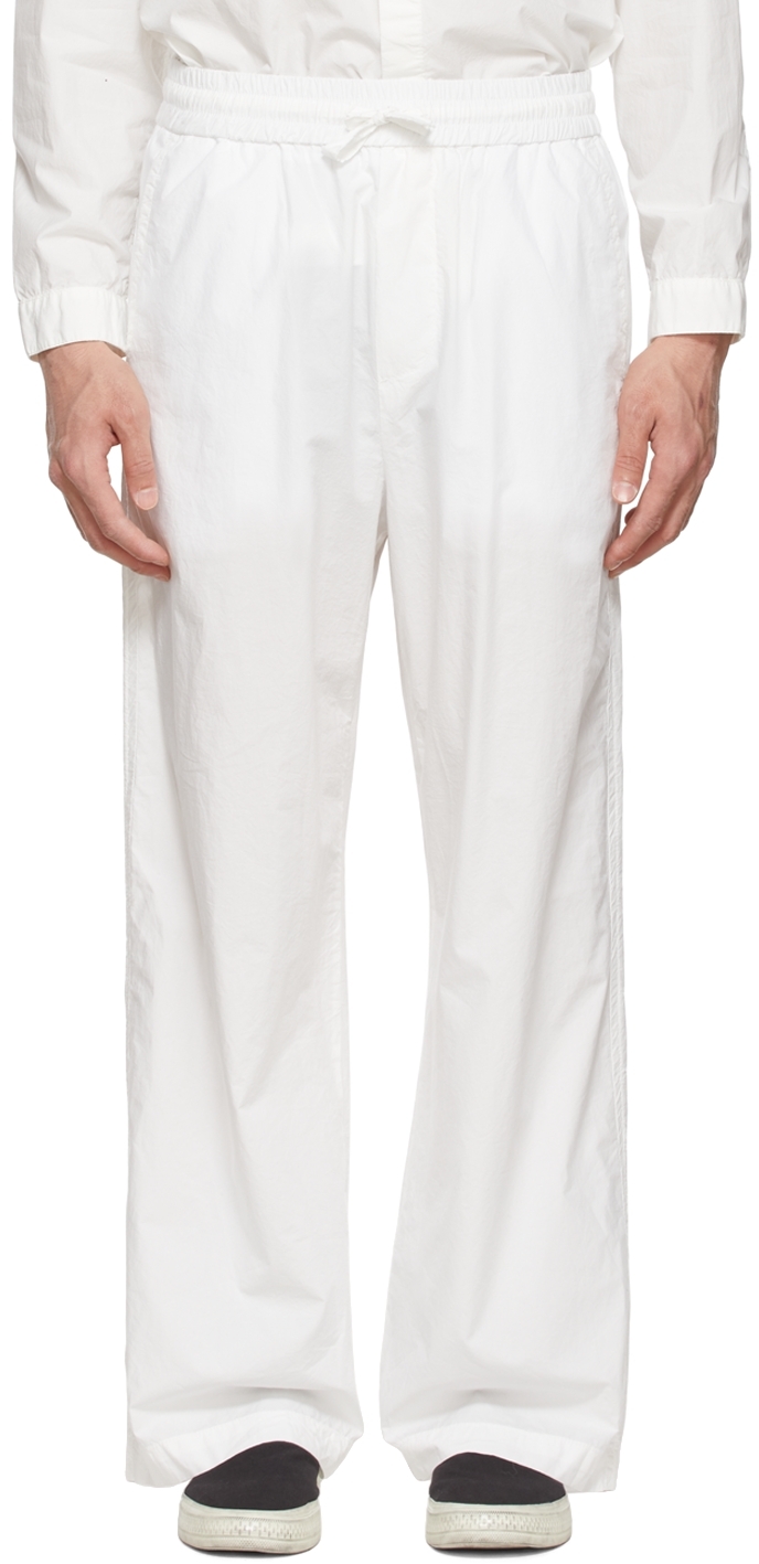 Sunnei White Cotton Lounge Pants