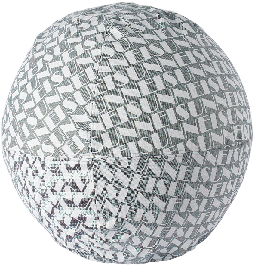 Sunnei Ssense Exclusive Gray & White Almost Swiss Ball In 7183 Allover Grande