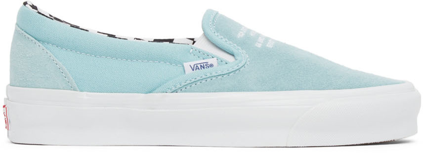 Vans Blue Ray Barbee Edition OG Classic Slip-On LX Sneakers - VN0A45JK92S