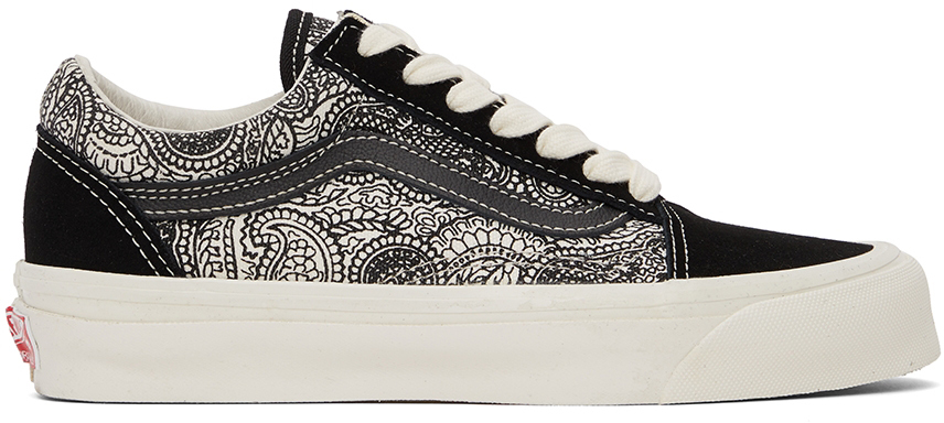 Vans Black & White Vault OG Old Skool LX Low Sneakers - VN0A4P3XB54