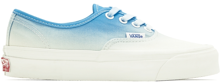 Blue & White OG Authentic L Sneakers by Vans on Sale