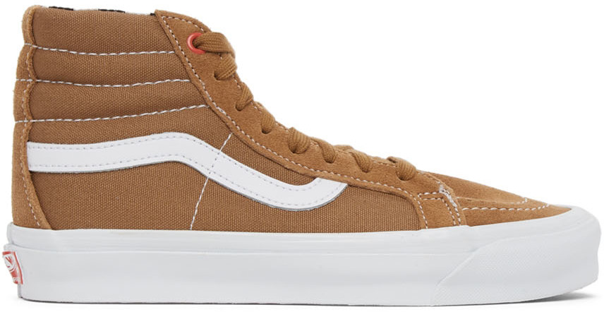 Vans Brown Ray Barbee Edition OG Sk8-Hi LX Sneakers - VN0A4BVB92P