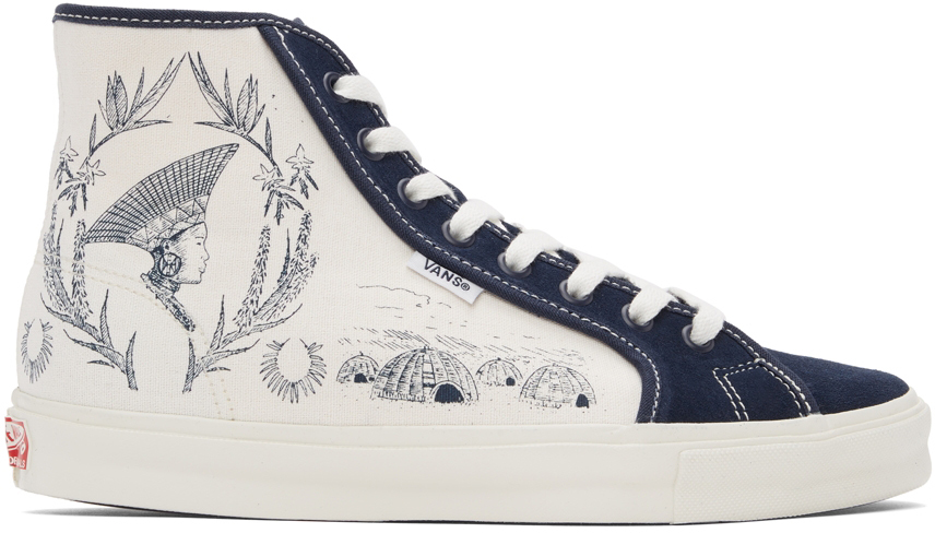 Vans Blue & White Sarah Andelman Edition OG Style 24 Sneakers