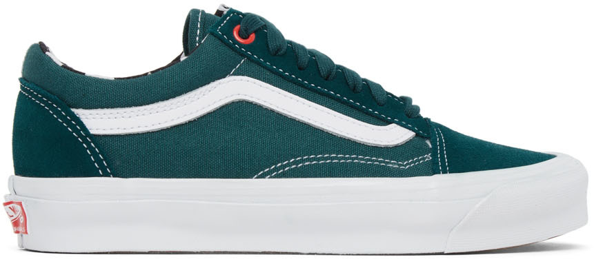 Vans Green Ray Barbee Edition OG Old Skool LX Sneakers - VN0A4P3X92L