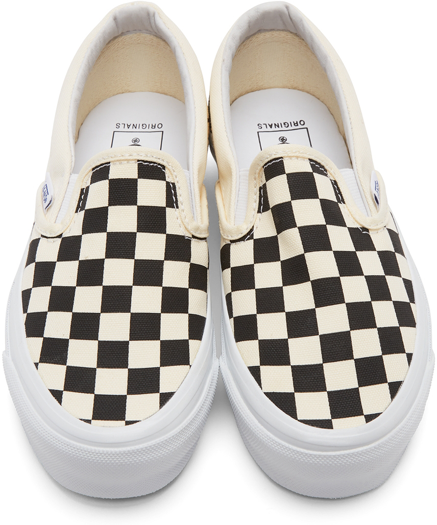 checkered vans off white