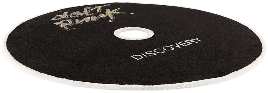 CURVES BY SEAN BROWN BLACK HANDMADE CD RUG 