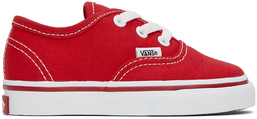 Vans Baby Red Authentic Sneakers