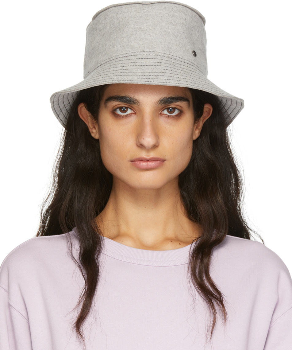 Grey Wool Jason Bucket Hat