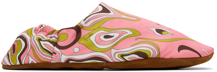 Emilio Pucci Pink Onde-Print Travel Sippers