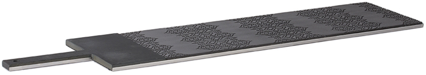 Knindustrie Black Glocal In/taglio 2 Serving Board In Nero
