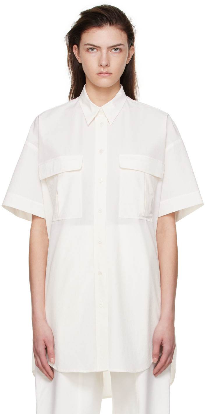 GIA STUDIOS White Nylon Shirt