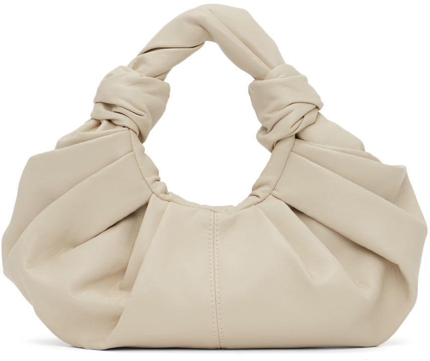 gia studios off-white mini croissant bag