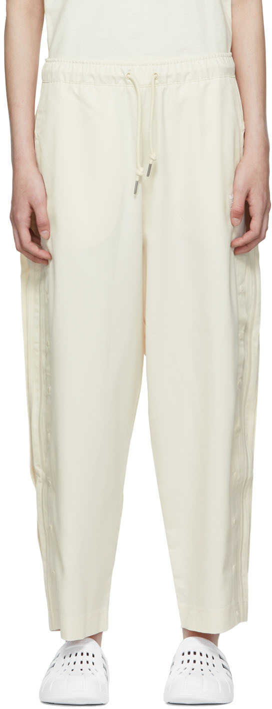 adidas Originals Off-White Recycled Polyester Lounge Pants