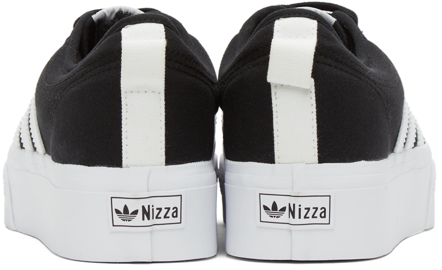 adidas Originals Black Nizza Platform Sneakers | Smart Closet