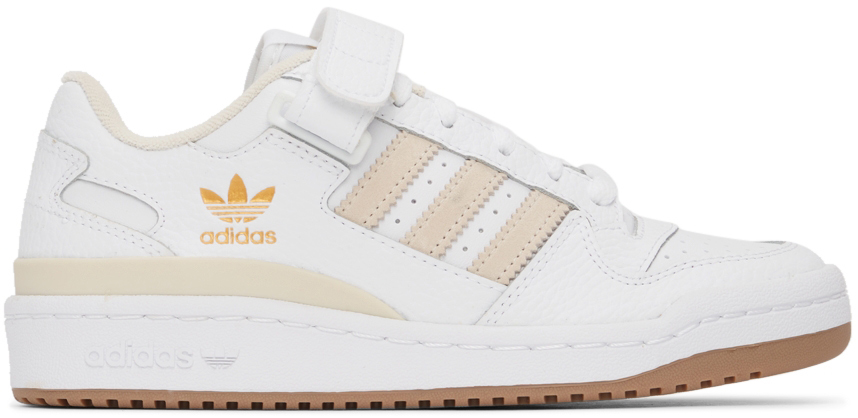 adidas blanche et beige