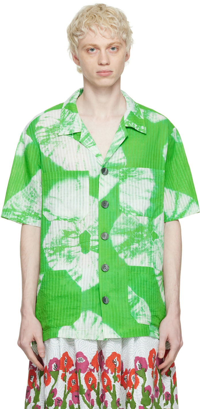 Labrum Green Cotton Shirt