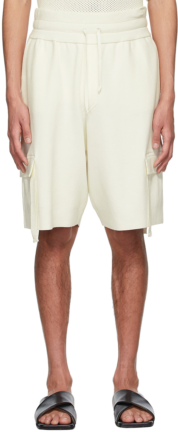 SSENSE Exclusive Off-White Viscose Shorts