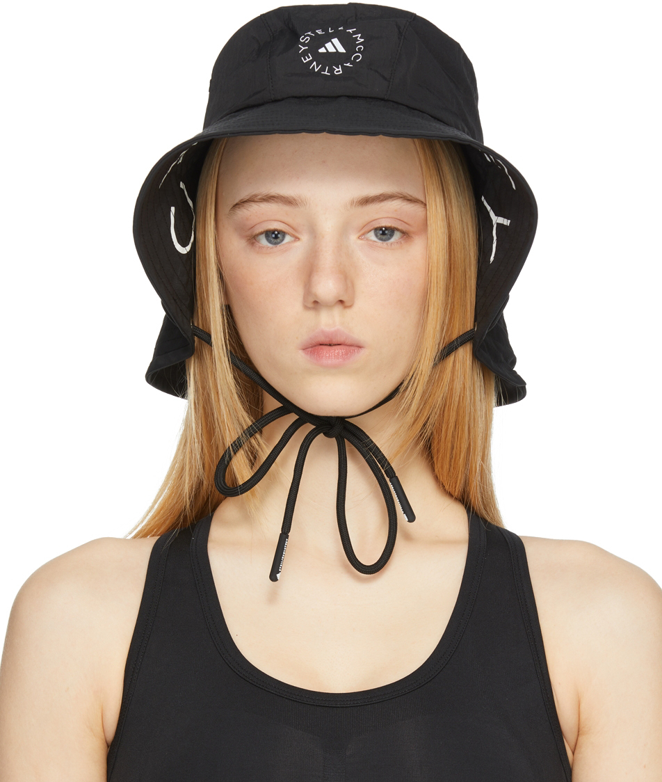 adidas by Stella McCartney Black Bucket Hat | Smart Closet