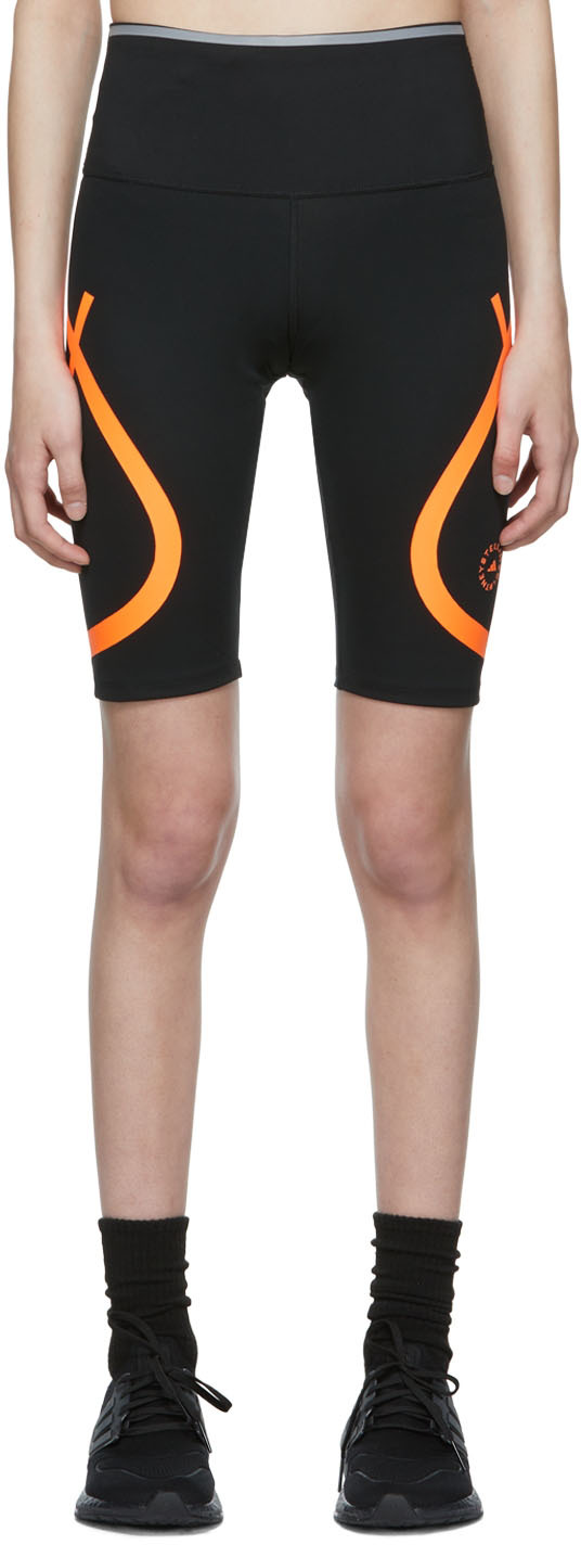 adidas by Stella McCartney Black Recycled Polyester Sport Shorts