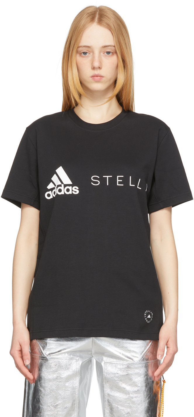 Pronunciar Tradicion censura Black Logo T-Shirt by adidas by Stella McCartney on Sale