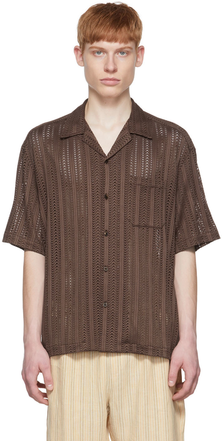 Cmmn Swdn Brown Ture Shirt In Dark Brown | ModeSens