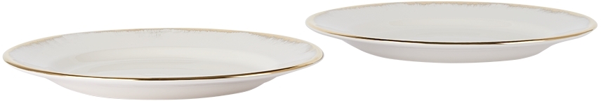 Stories Of Italy Gold Eclipse Plain Plate Set In Gold