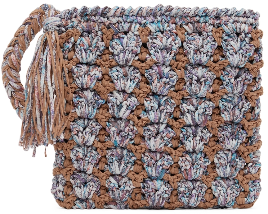 Marco Rambaldi Multicolor Crochet Shoulder Bag