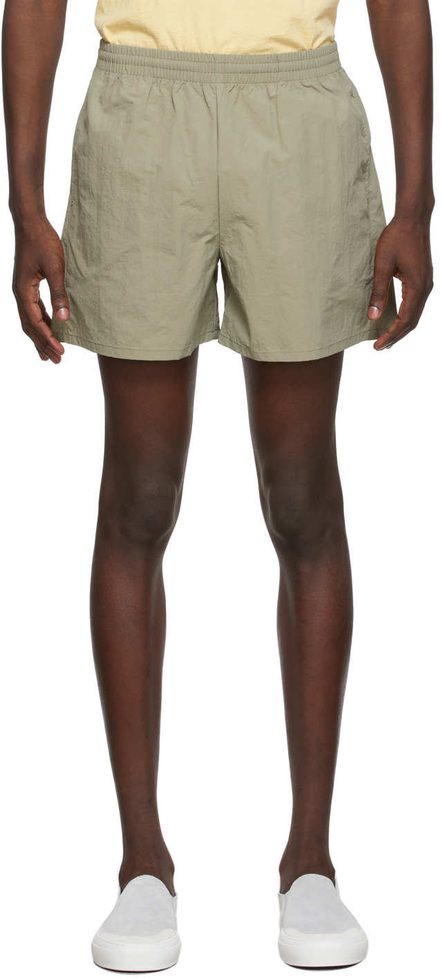 John Elliott: Khaki Himalayan Shorts | SSENSE Canada