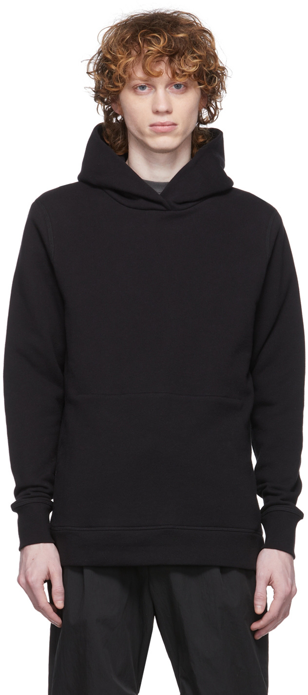 John Elliott Black Hooded Villain Hoodie | Smart Closet