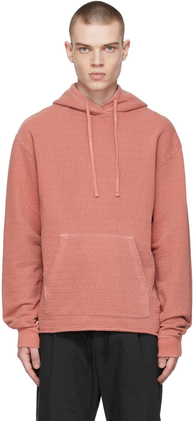 【関税込み】John Elliott オレンジ コットン フーディ Orange Cotton Hoodie by John Elliott on Sale