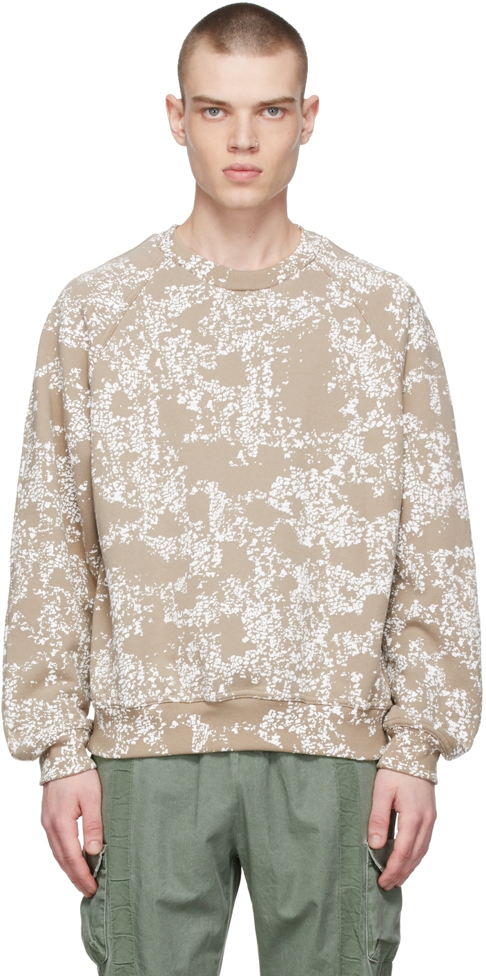 【関税込み】John Elliott ブラウン コットン スウェットシャツ john-elliott-brown-cotton-