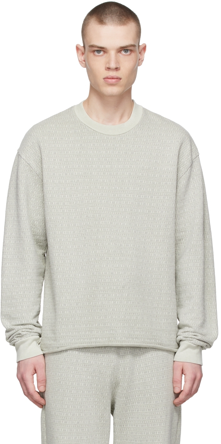 Beige Cotton Sweatshirt