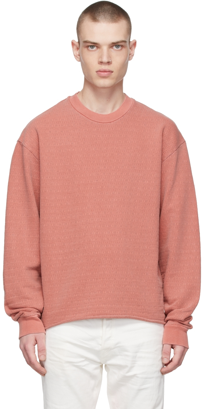 Orange Cotton Sweatshirt