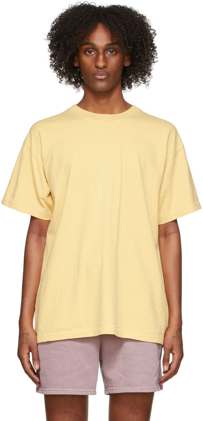 John Elliott Yellow University T-Shirt