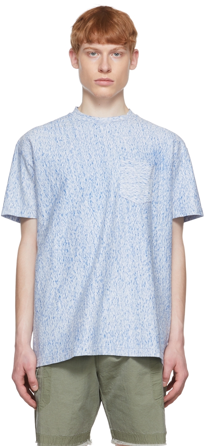 John Elliott Blue Cotton T-Shirt