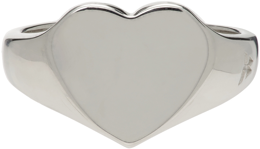 Tom Wood Silver Mini Heart Ring
