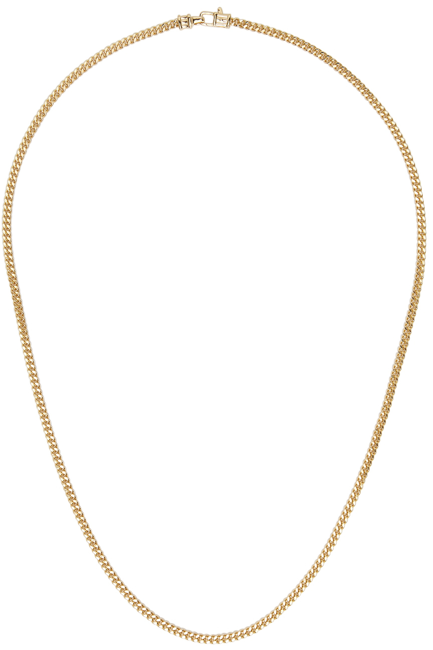Tom Wood Gold Curb Chain M Necklace