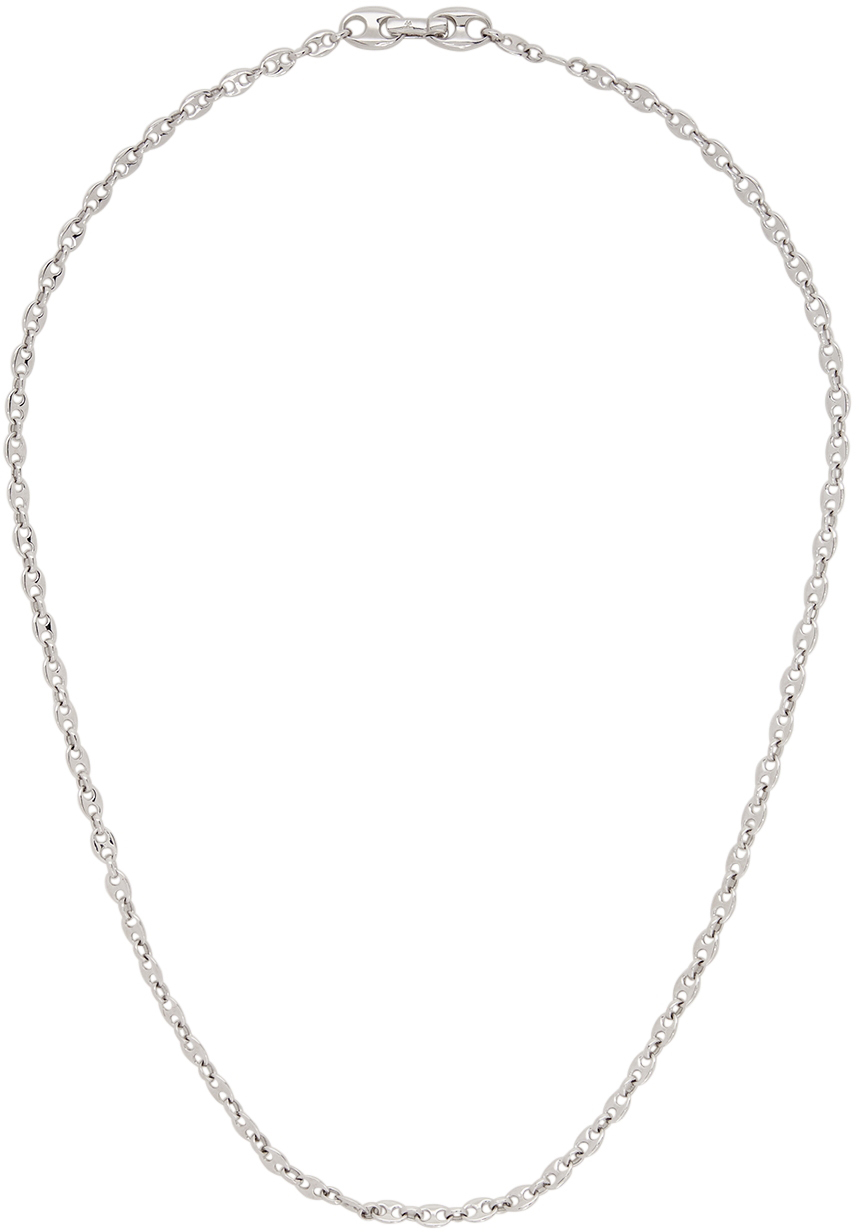 Tom Wood Silver Bean Chain Necklace