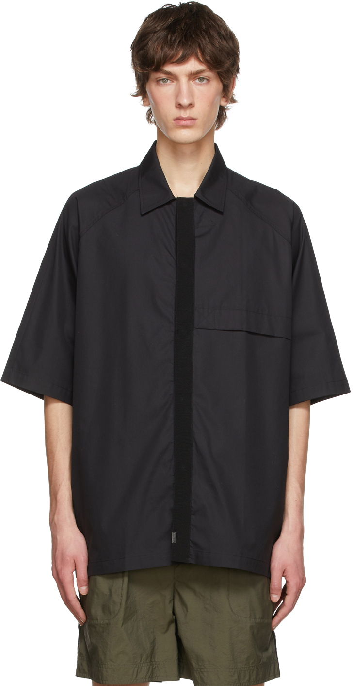 Tom Wood: Black Cotton Shirt | SSENSE