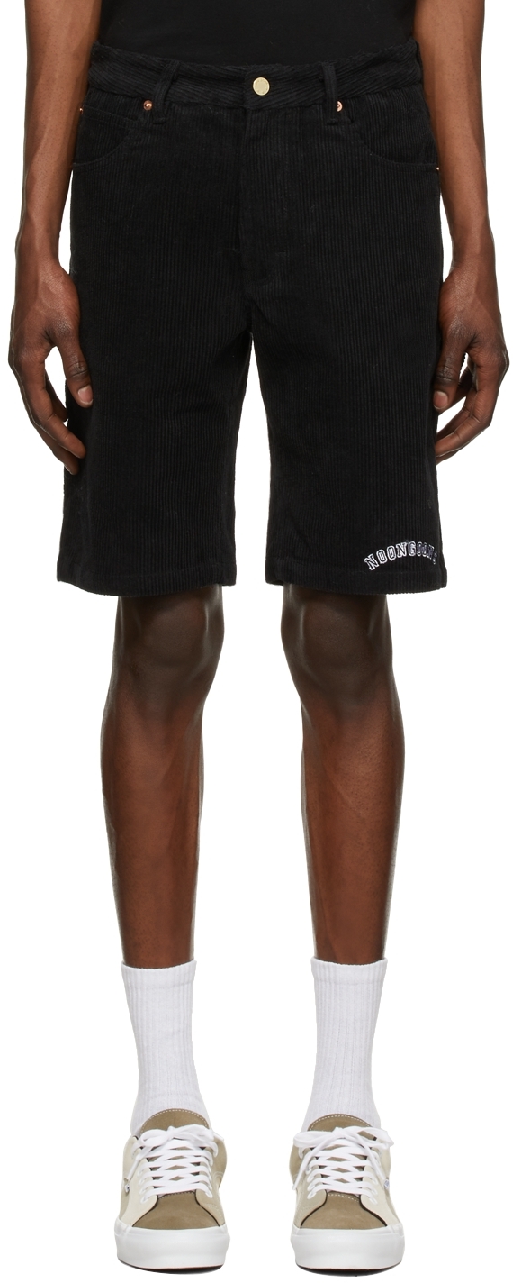 Black Cotton Shorts