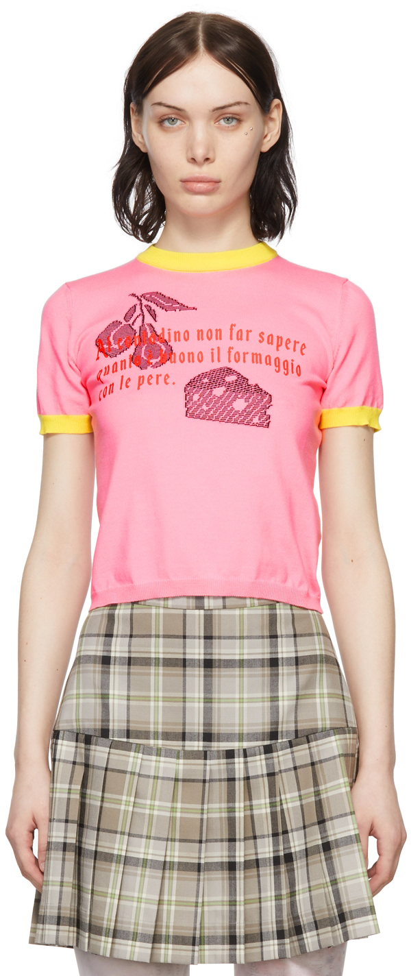 Cormio Pink Cotton T-Shirt | Smart Closet
