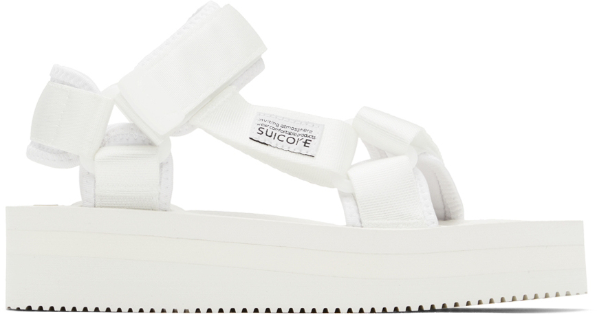 Suicoke White DEPA-V2PO Sandals | Smart Closet