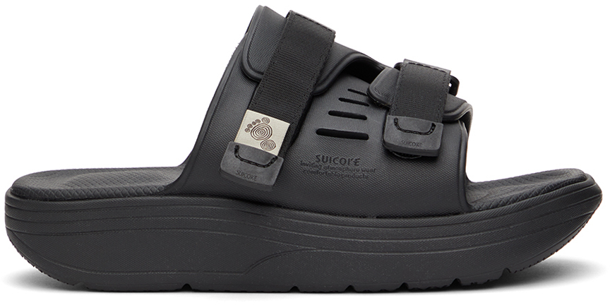 Suicoke Black Urich Sandals Smart Closet